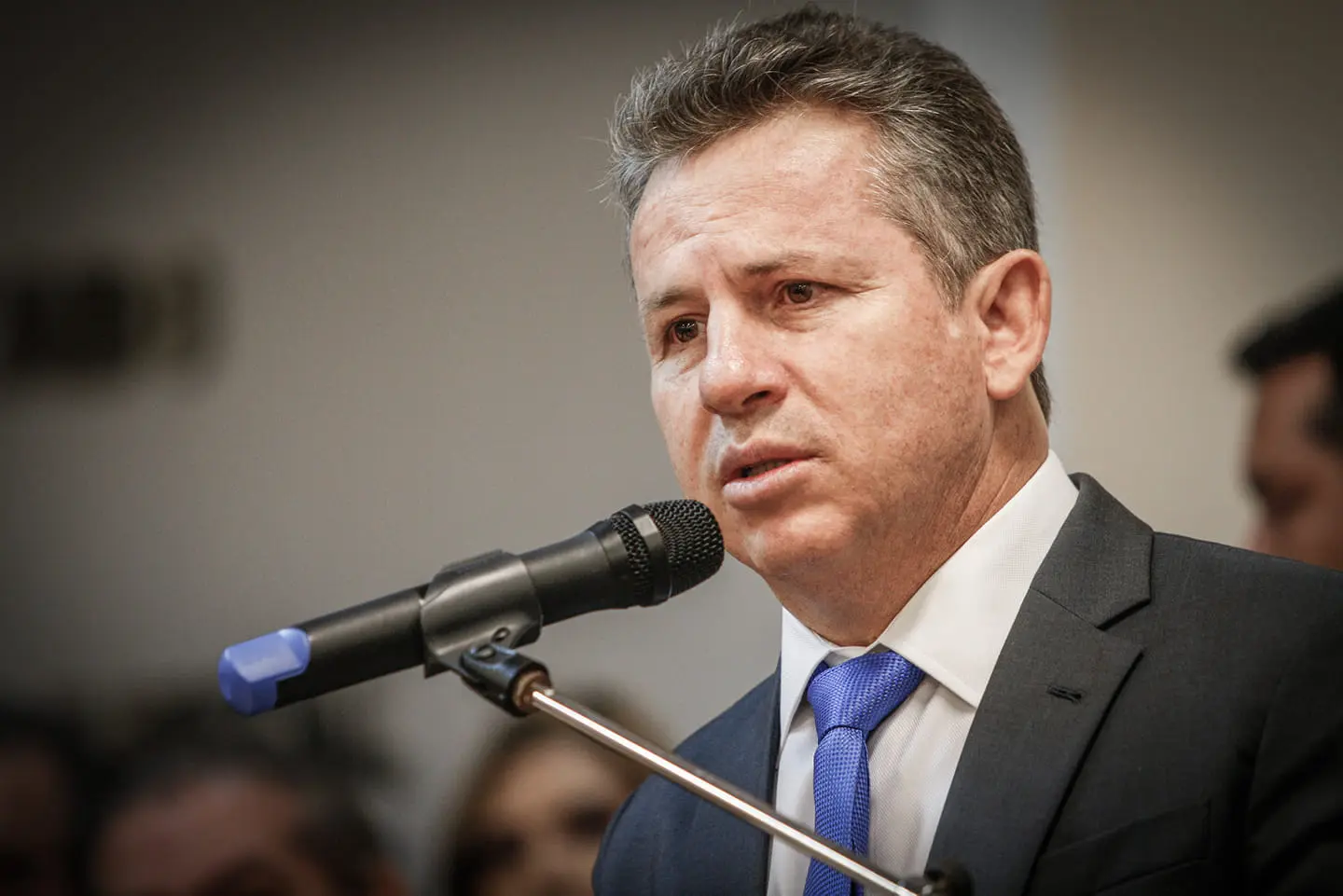 Governador Mauro Mendes critica a perda de autoridade da lei frente ao crime organizado