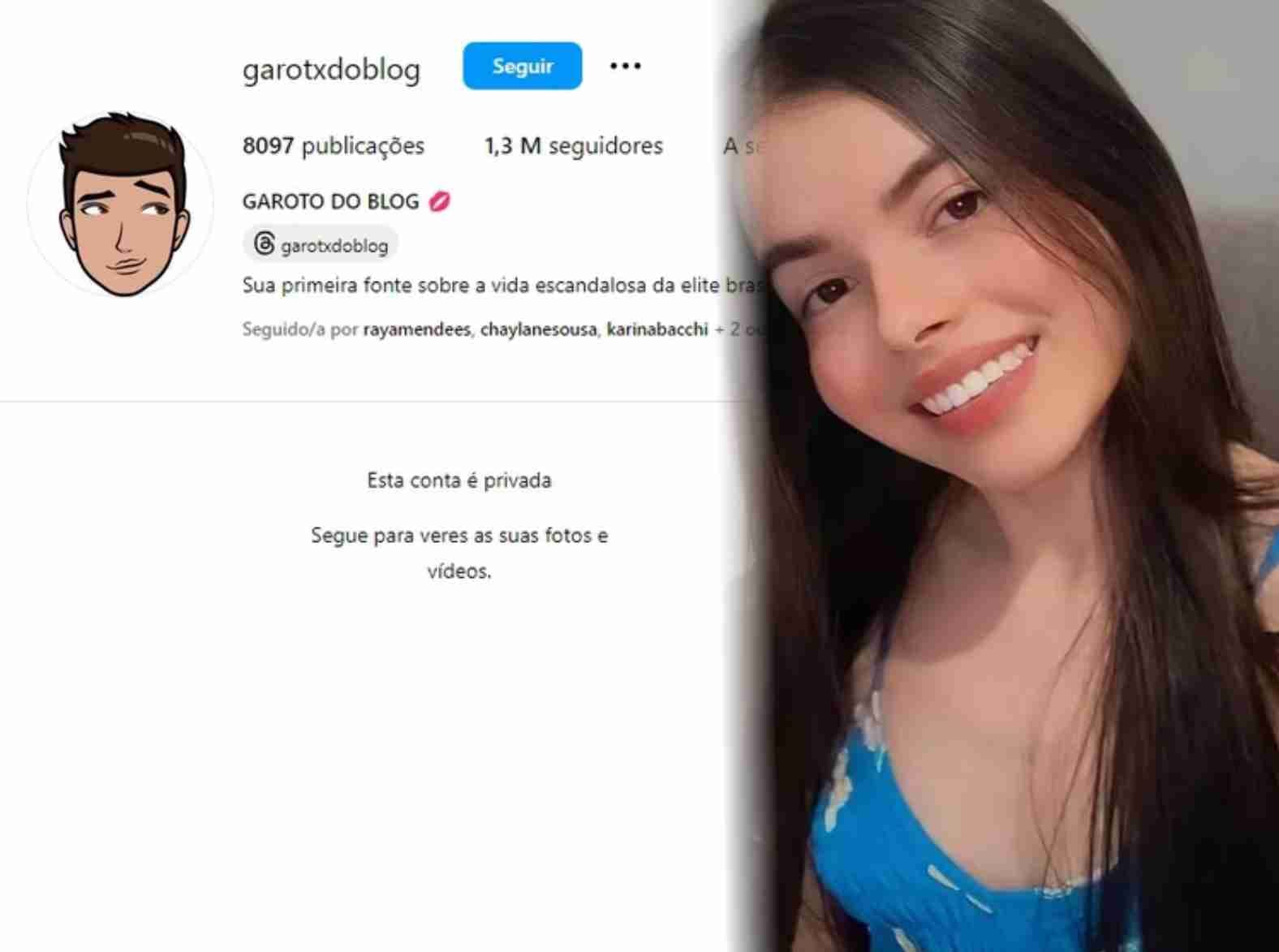 Caso Jéssica Vitória: perfil Garoto do Blog ‘fecha’ perfil no instagram