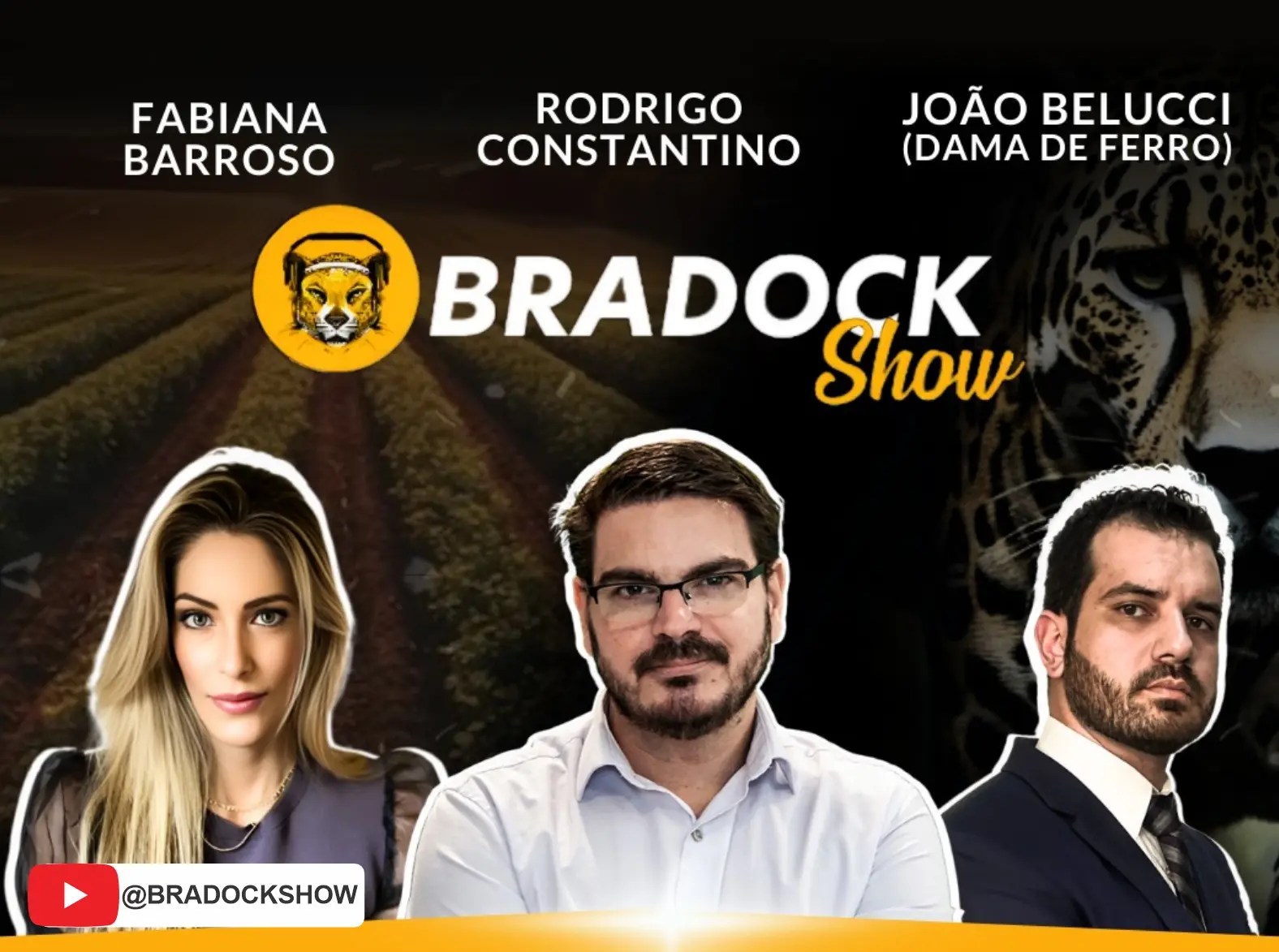 Encontro de gigantes no Bradock Show: Barroso, Constantino e Belucci debatem o futuro político