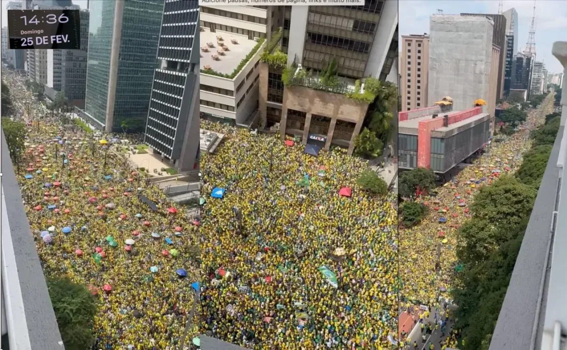 Imprensa internacional repercute ato pela democracia na Av. Paulista: ‘Apoio massivo a Bolsonaro’
