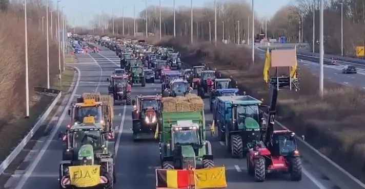 Onda de protestos agrícolas se espalha por onze países Europeus