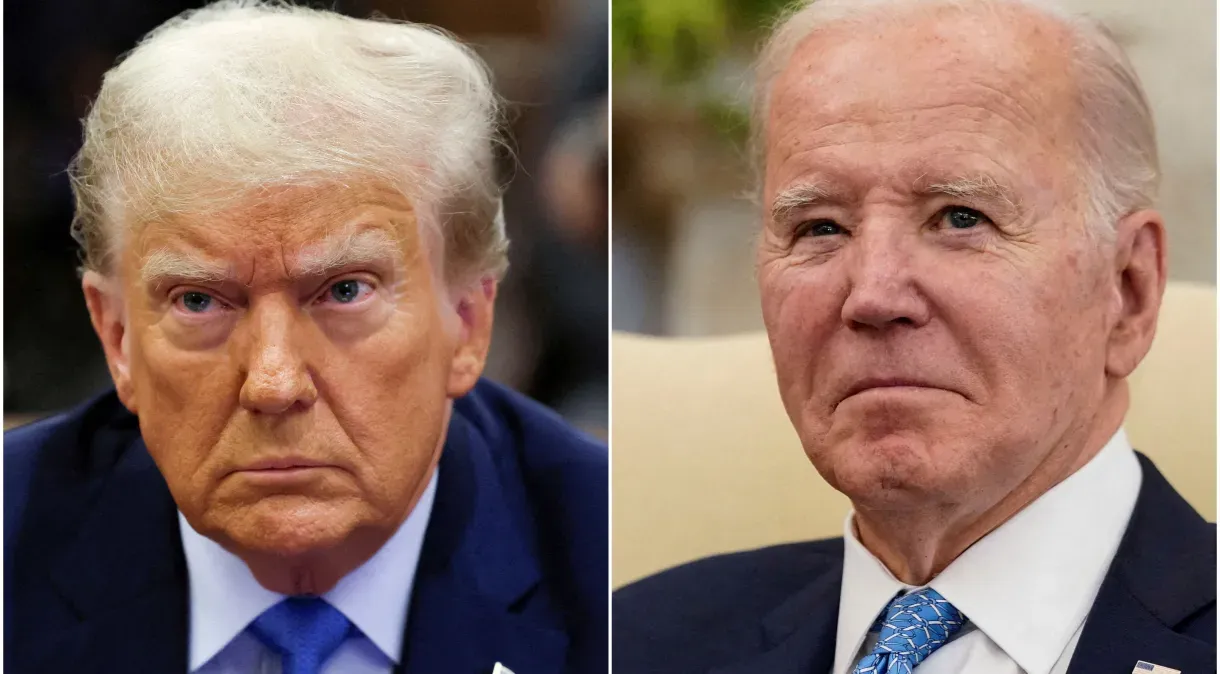 Trump aparece à frente de Biden em Estados decisivos, mostra pesquisa do WSJ