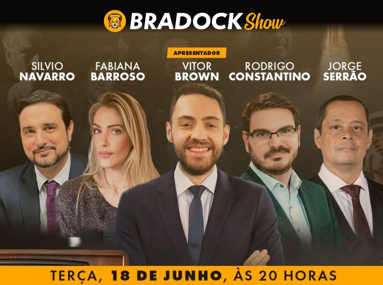 Bradock Show: A elite jornalística ex-Jovem Pan domina a mídia brasileira