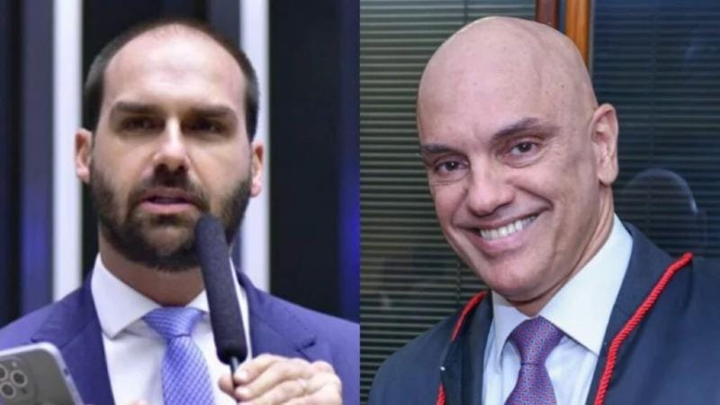 Eduardo Bolsonaro denuncia perseguição política da PF contra Jair Bolsonaro