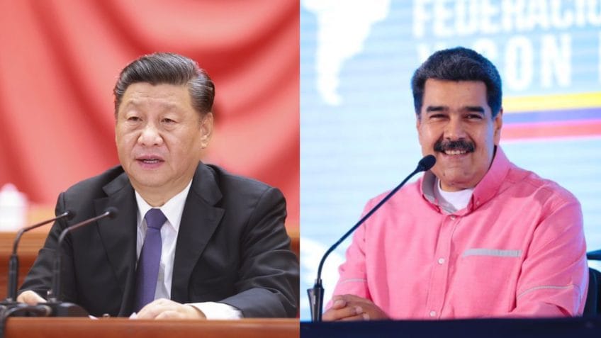 Xi Jinping, ditador da China, manifesta apoio à reeleição controversa de Maduro