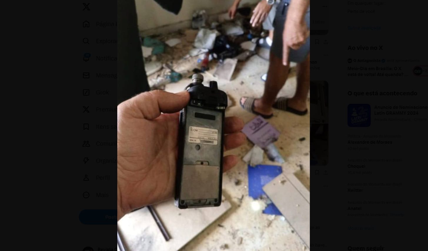 Após pagers, rádios portáteis do Hezbollah explodem no Líbano