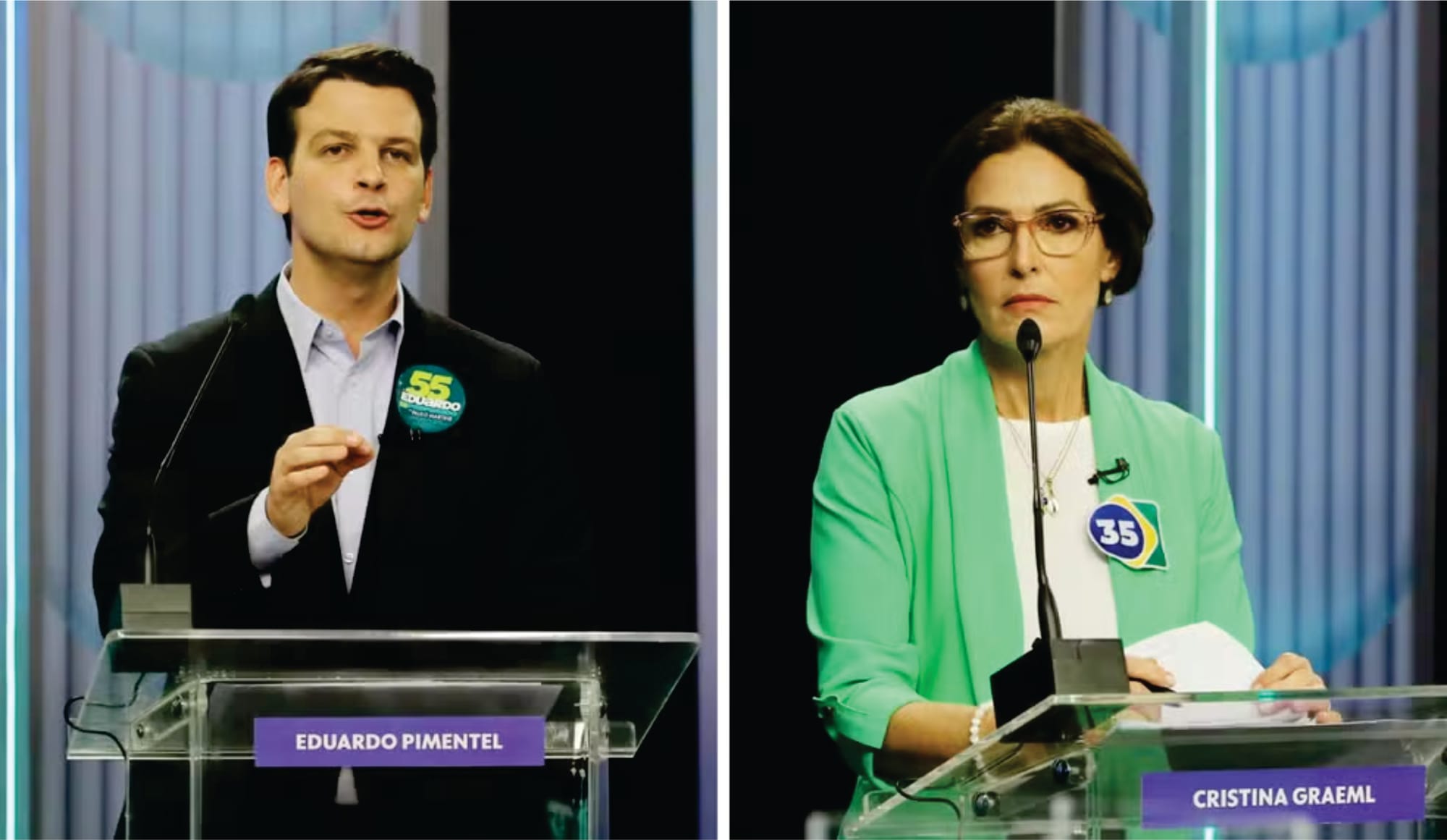 Curitiba terá segundo turno entre Eduardo Pimentel e Cristina Graeml