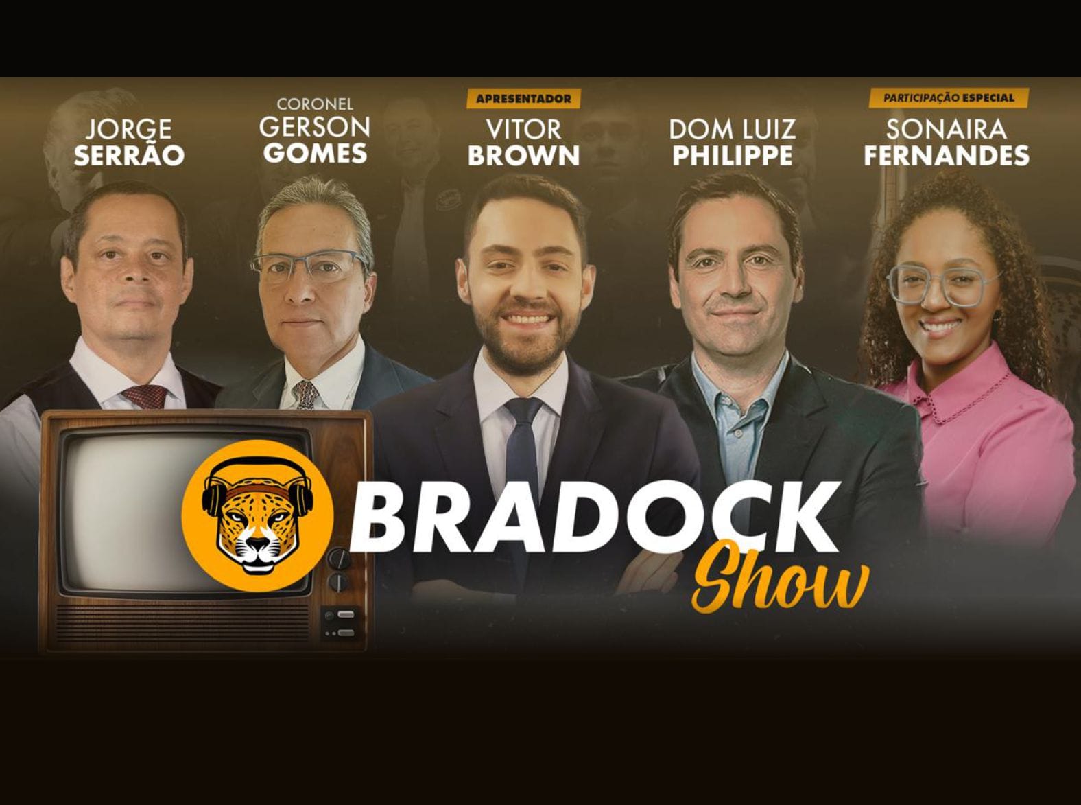 Bradock Show: Sob a liderança de Vitor Brown, o programa revela os fatos que moldam o Brasil e o mundo