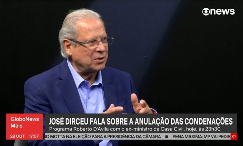 José Dirceu comemora recuperação da elegibilidade após STF anular suas condenações