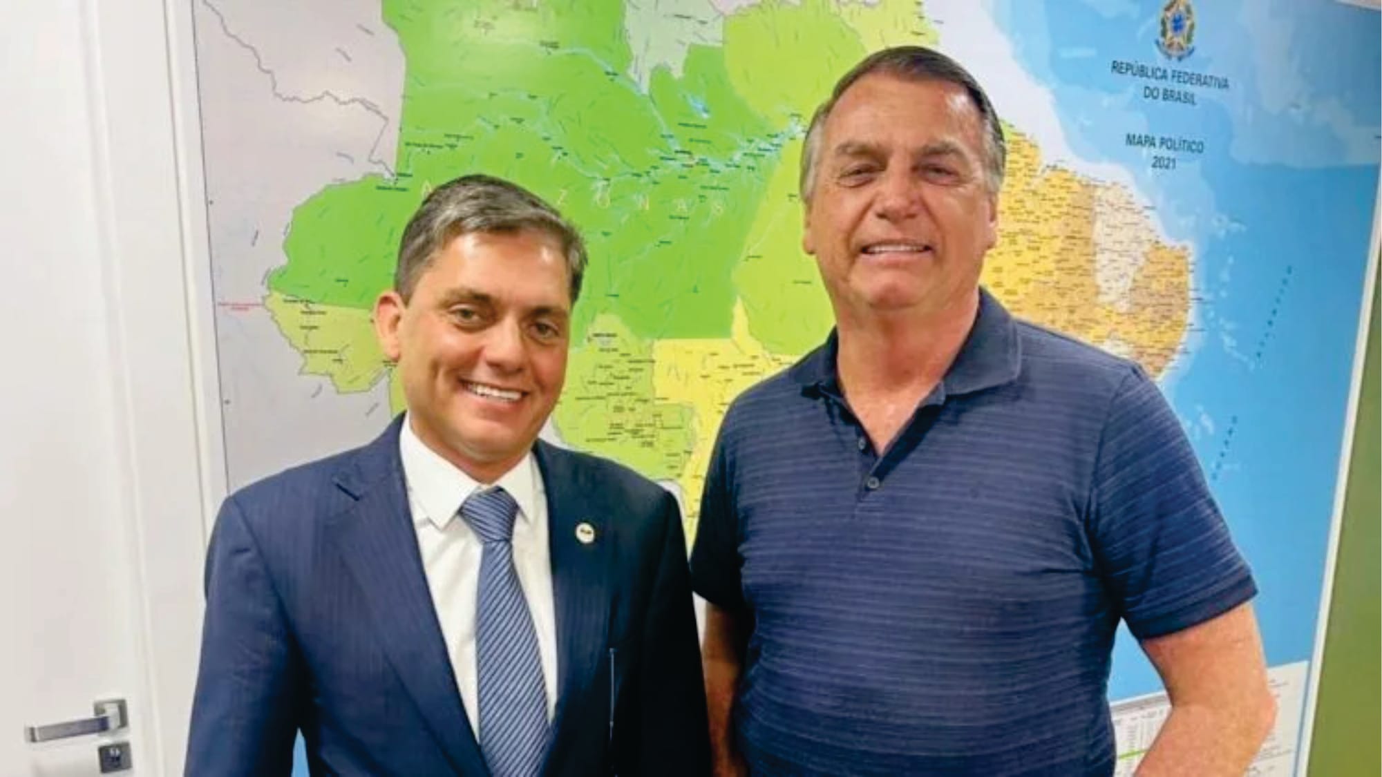 Bolsonaro declara apoio a Vevé na corrida pela presidência da OAB-DF