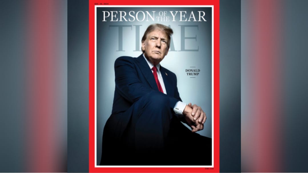 Revista Time elege Donald Trump como a personalidade de 2024: ‘Retomada histórica’