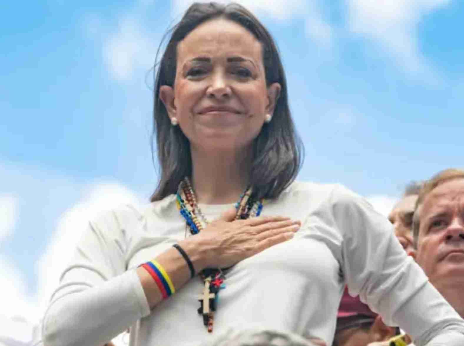 Líder opositora María Corina Machado é detida após protesto na Venezuela