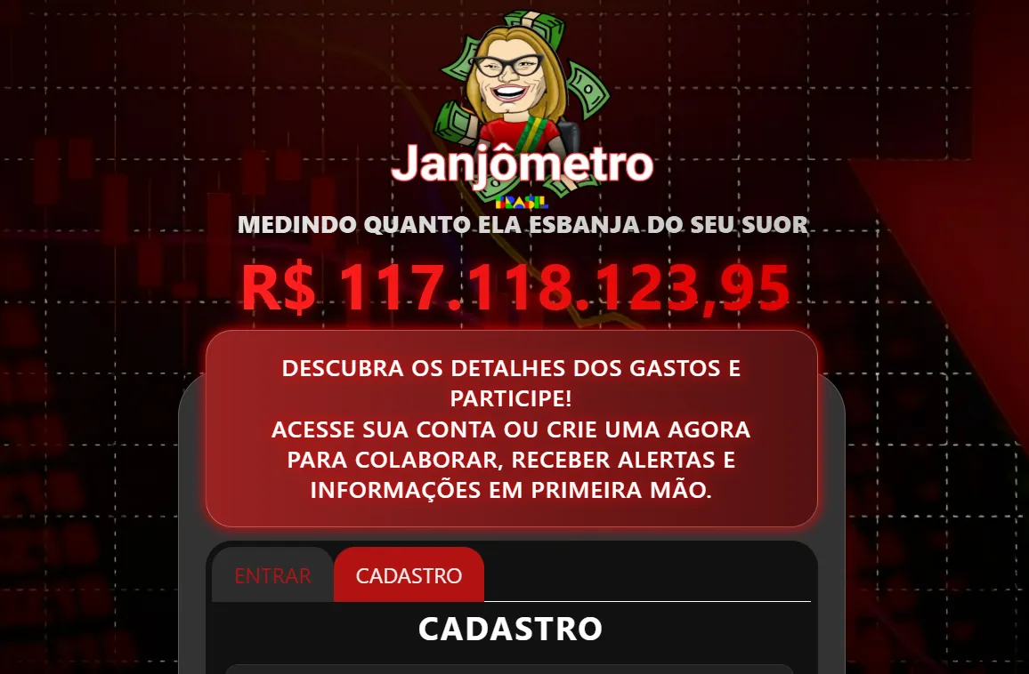 O escândalo dos gastos públicos: O crescimento descontrolado do ‘Janjômetro’