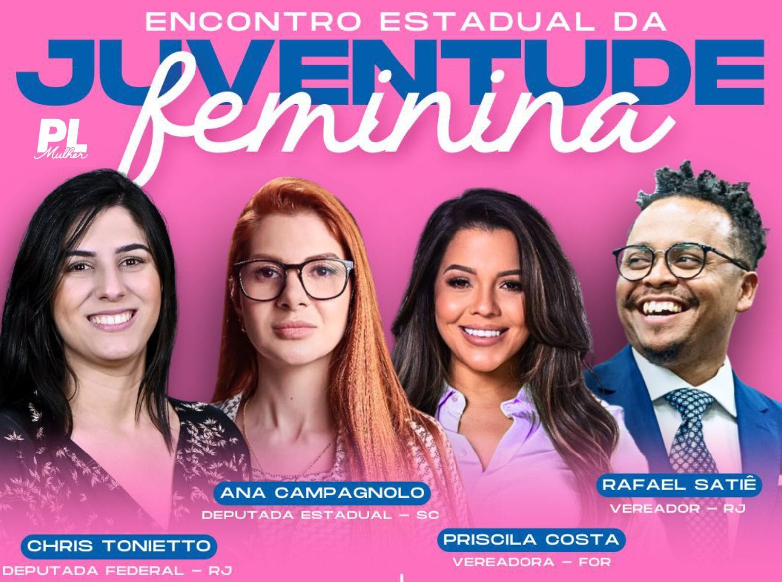 PL Mulher do Rio de Janeiro lança juventude feminina em grande encontro