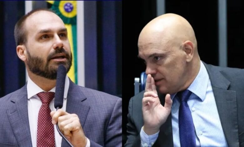 Eduardo Bolsonaro desafia Moraes e diz que seguirá atuando nos EUA