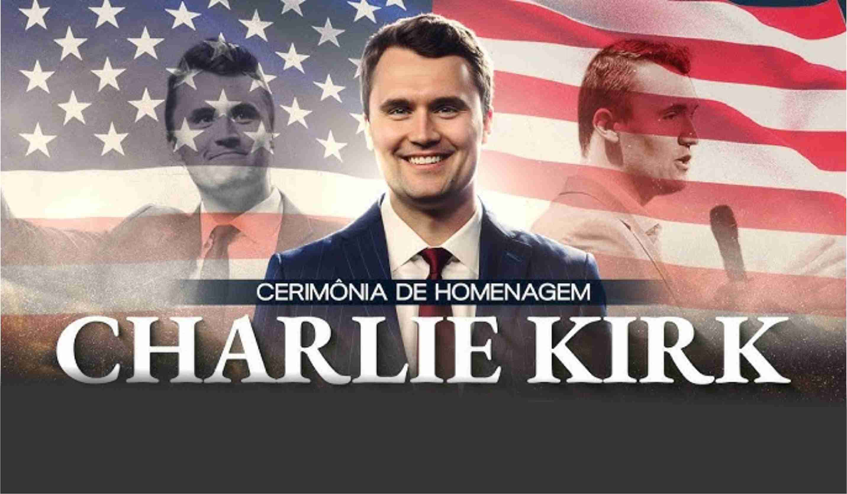 Trump discursa no velório de Charlie Kirk diante de 60 mil pessoas