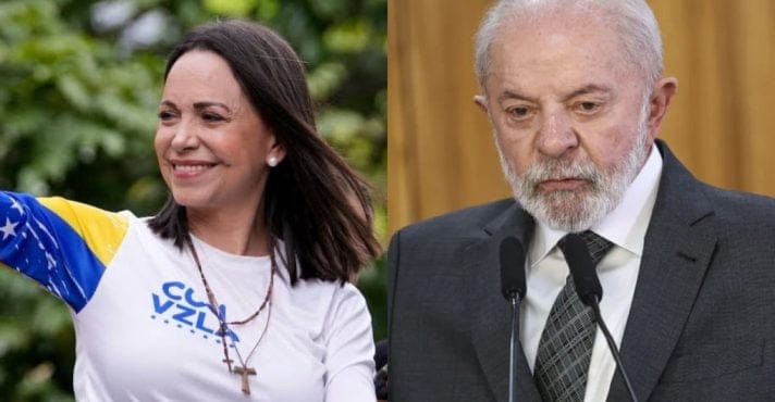 Maria Corina rejeita mediação de Lula entre EUA e Venezuela