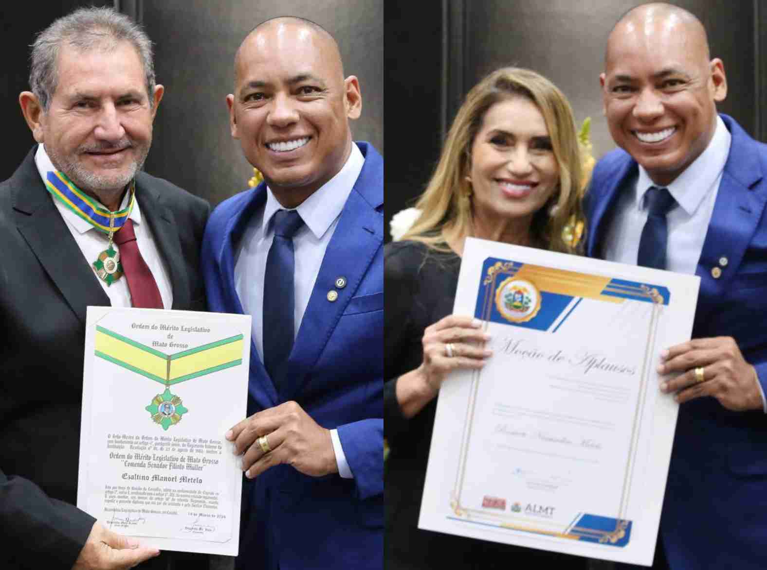 ALMT homenageia personalidades que impulsionam desenvolvimento de Mato Grosso