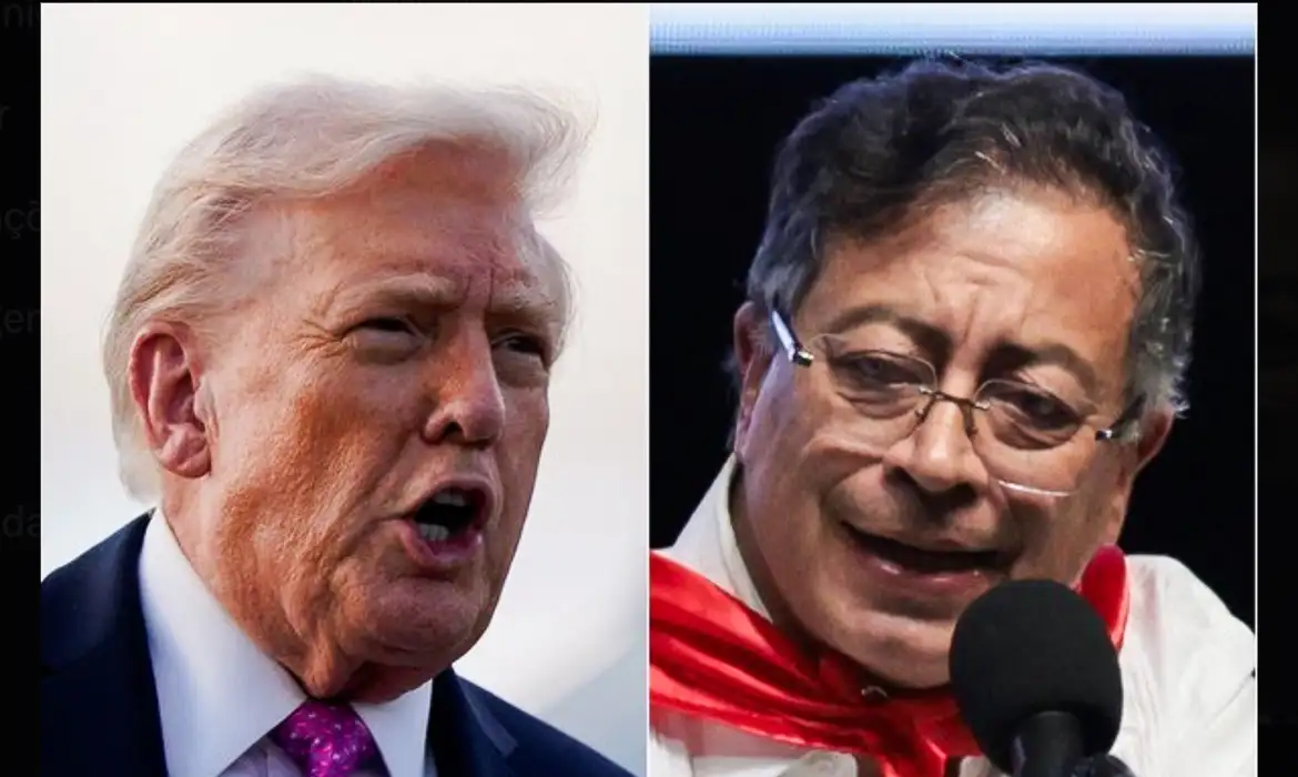 Trump corta ajuda à Colômbia e acusa Petro de chefiar o narcotráfico