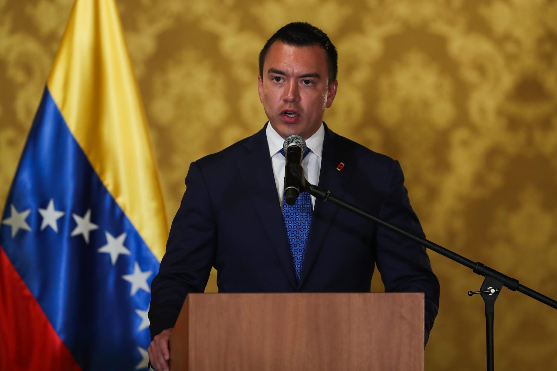 Governo do Equador relata ataque contra presidente Daniel Noboa