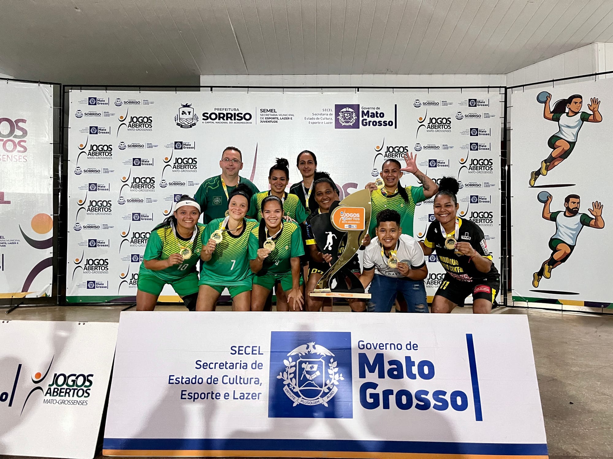 Campo Novo do Parecis conquista título mato-grossense de futsal feminino nos Jogos Abertos 2025