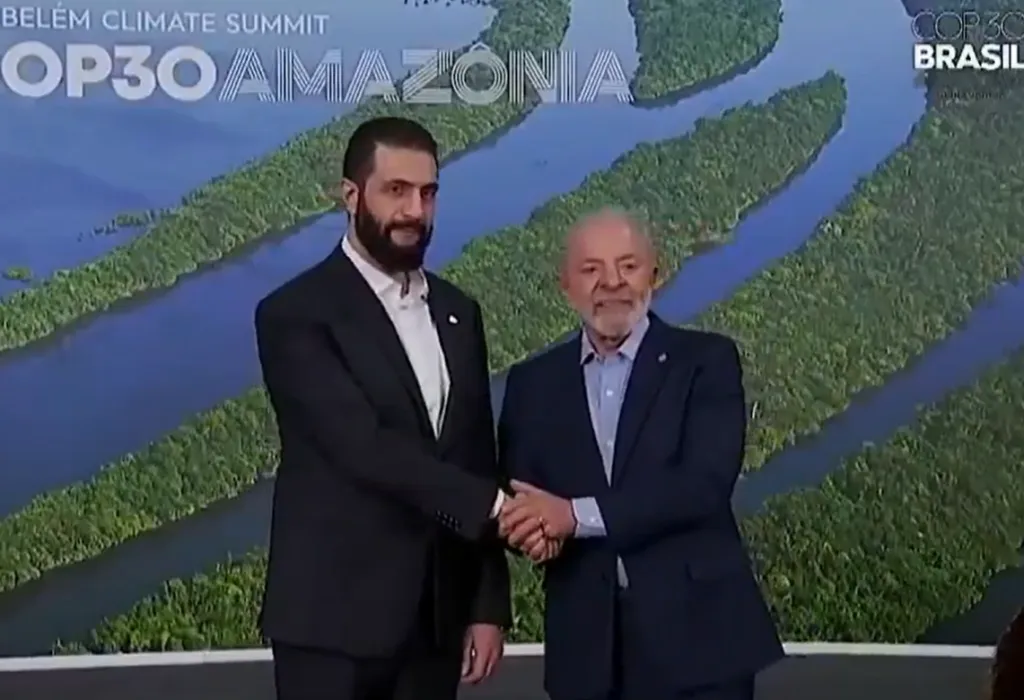 Lula recebe líder de grupo terrorista sírio durante COP30 em Belém