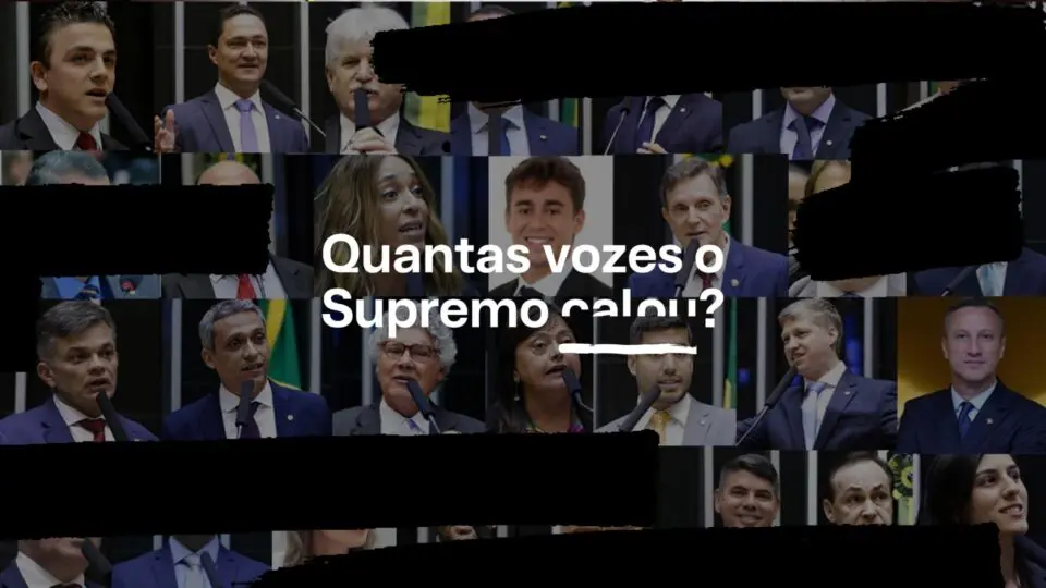 Quase 200 deputados querem saber quantas vozes foram caladas pelo STF