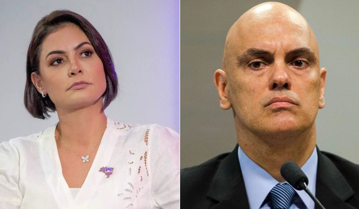 Moraes recebeu Michelle Bolsonaro horas antes de determinar transferência de Bolsonaro para a Papudinha