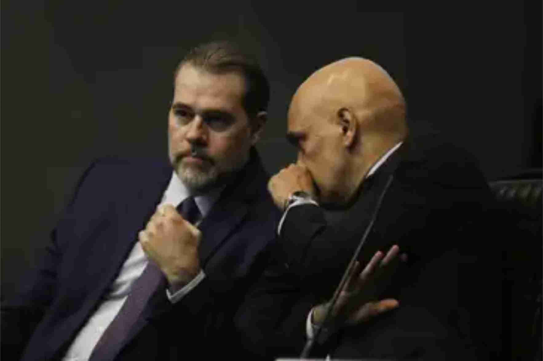 Moraes e Toffoli articulam retirada de votação sobre quebra de sigilo da Maridt, diz colunista